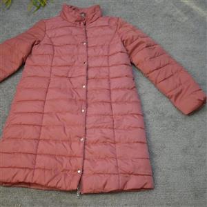 کاپشن بلند صورتی برند اروپایی  بلو موشن آلمان