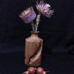 گلدان روستیک چوب گردو