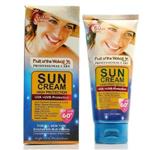 کرم ضد آفتاب وکالی vokali سان کرم Sun Cream بدون رنگ/مناسب هر نوع پوست*SPF60*دارای ویتامین E-C-A*آبرسان *تاریخ مصرف 2027