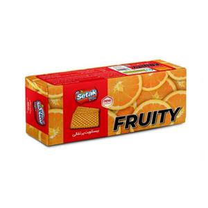 بیسکویت طعم دار پرتقالی (فروتی) ستاک 550 گرم (کارتن 6 عددی)