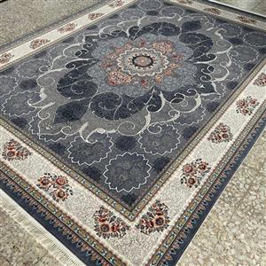 فرش 700 شانه اصل  نقشه چکاوک دلفینی  9 متری تراکم 2550