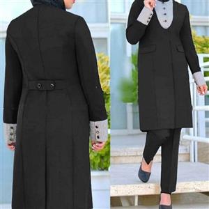 مانتو شلوار اداری دیپلمات کبریتی بهاره