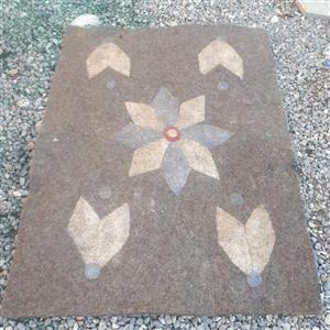فرش و تشک نمدی از جنس پشم طبیعی