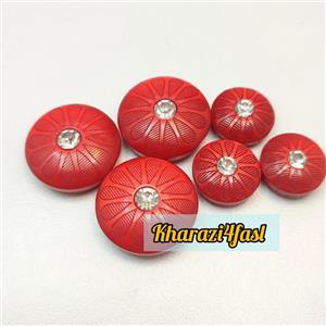 دکمه نگین دار سایز 20 میلی متر کد 357