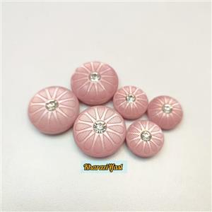 دکمه نگین دار سایز 12 میلی متر کد 371