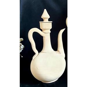 گلاب پاش،ارتفاع تقریبی 30سانتیمتر،پخته شده در دمای 950درجه،آماده رنگ پذیری با همه ی تکنیک ها