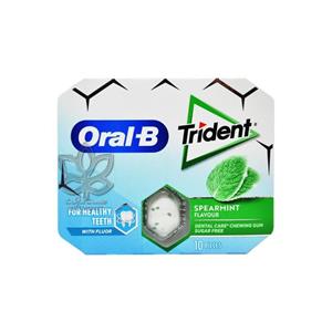 ادامس تریدنت بدون قند نعنایی اورال بی Oral B Trident 