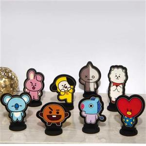 استند مجسمه چوبی بی تی اس بی تی 21 یک عدد bts bt21 stand