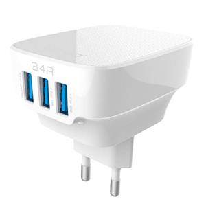 شارژر دیواری الدینیو مدل DL-AC65 همراه با کابل micro usb