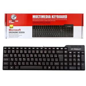 کیبورد xp 8800  سیم دار دکمه های نرم و روان داری جعبه