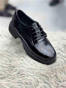 کفش زنانه مدل کلارک طبی رنگ مشکی کالج بندی سایز 37تا40