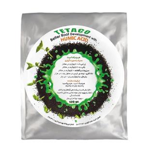 کود هیومیک اسید پودری مخصوص گیاهان خانگی بسته 120 گرمی