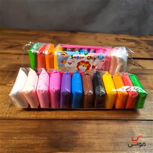 خمیر کلی بسته 12رنگ