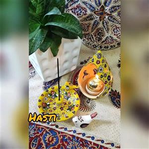 جا شمعی و جا عودی میناکاری