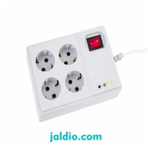 محافظ کامپیوتر چهار پریز 10 آمپر پارت الکتریک با 1.8 متر کابل (2 سال )