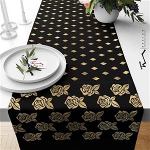 رانر طرح شب رویا - سایز 40 در 140 سانتیمتر - جنس دو رو مخمل پورش - کیفیت عالی