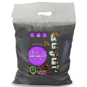 خاک بستر کشت سایز متوسط 10 لیتری آقای خاک