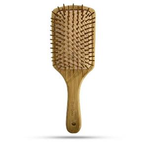 برس مو چوبی بامبو کلاسیک مدل مستطیلی دانه تیز 