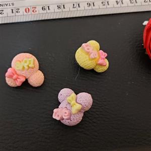 دکمه سیلیکونی طرح  خرسی تک عددی