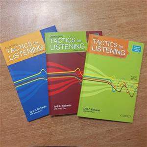 پکیج سه جلدی کتاب های تکتیکس فور لیسنینگ  Tactics for listening  ویرایش سوم سایز وزیری