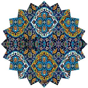 رومیزی مخمل رنس مدل T6-42016 سایز 90x95 سانتی متر