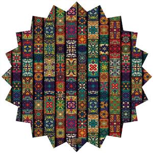 رومیزی مخمل رنس مدل T6-42075 سایز 90x95 سانتی متر