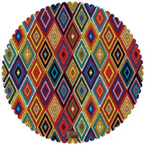 رومیزی مخمل رنس مدل T2-42547 سایز 90x95 سانتی متر