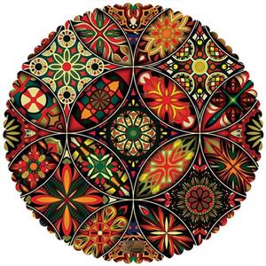 رومیزی مخمل رنس مدل T2-42543 سایز 90x95 سانتی متر