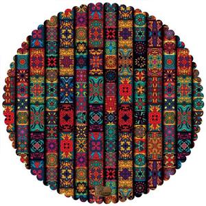 رومیزی مخمل رنس مدل T2-42525 سایز 90x95 سانتی متر