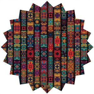 رومیزی مخمل رنس مدل T6-42525 سایز 90x95 سانتی متر