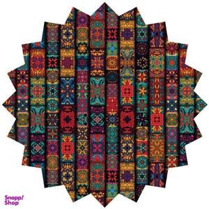 رومیزی مخمل رنس مدل T6-42525 سایز 90x95 سانتی متر