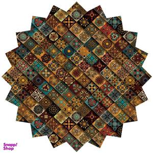رومیزی مخمل رنس مدل T6-42524 سایز 90x95 سانتی متر