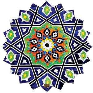 رومیزی مخمل رنس مدل T6-42420 سایز 90x95 سانتی متر