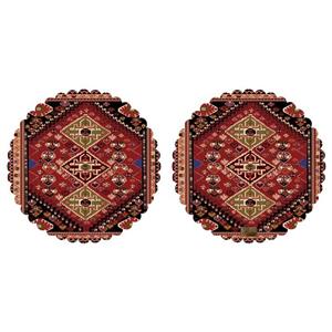 رومیزی مخمل رنس مدل T4-42453 بسته 2 عددی سایز 40x40