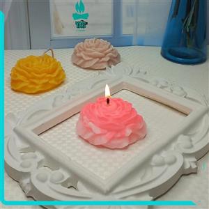 شمع گل آلاله.در بسته بندی های 2 عددی معطر