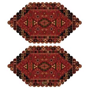 رومیزی مخمل رنس مدل T5-42455 بسته 2 عددی سایز 30x50