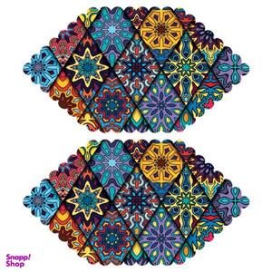 رومیزی مخمل رنس مدل T5-42079 بسته 2 عددی سایز 30x50