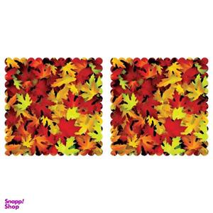 رومیزی مخمل رنس مدل T3-42093 بسته 2 عددی سایز 40x40