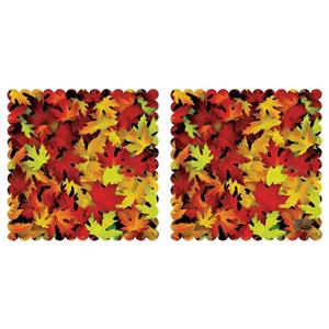 رومیزی مخمل رنس مدل T3-42093 بسته 2 عددی سایز 40x40