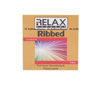 کاندوم ریلکس Relax Ribbed بسته 3 عددی\n\n 