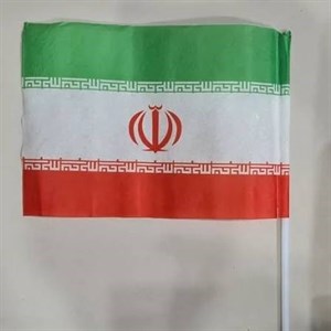 پرچم دستی طرح ایران اندازه 20 در 30 