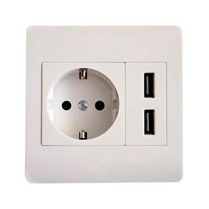 پریز USB دار مدل تارا