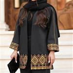 کت زنانه کبریتی ریز سنتی فری سایز دارای رنگبندی متنوع