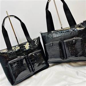 کیف ورنی بزرگ و جادار  ابعاد 40×40