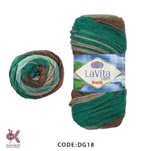 کاموا لاویتا باتیک  گوکسیم چند رنگ اسپرت  DG18