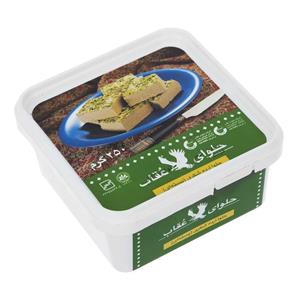 حلوا شکری خلال پسته ای عقاب مقدار 250 گرم Oghab Halva Tahini with pistachio 250gr