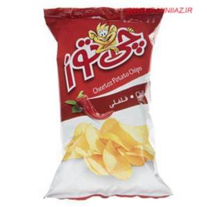 چیپس فلفلی توز مقدار 65 گرم Cheetoz Spicy Potato Chips 65gr 