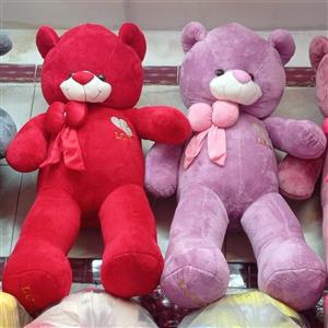 عروسک خرس پولیشی 140 سانتی با رنگ کرم