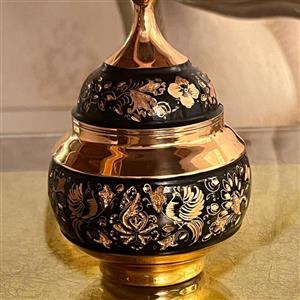 قندان حکاکی روی مس