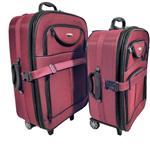 چمدان مسافرتی دوتایی پرادا قفل‌دار، در 6 رنگ با دسته تراولی